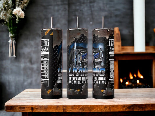 Road Warrior: Trucker-Inspired Insulated Tumblers