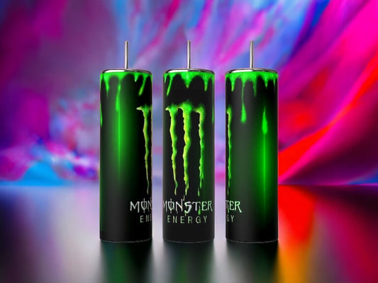 Neon Fury: Monster Energy Neon Series Insulated Tumblers