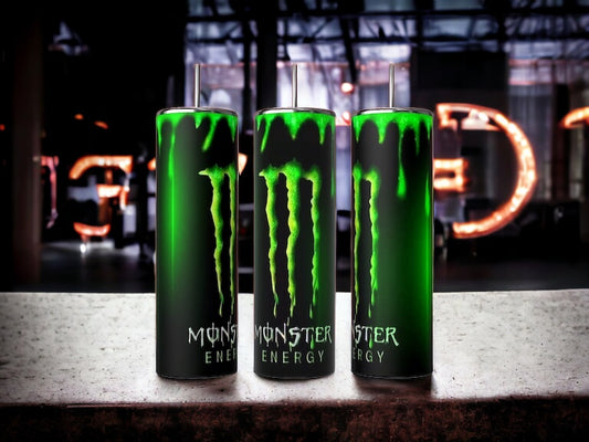 Unleash the Beast: Monster Energy Custom Tumblers